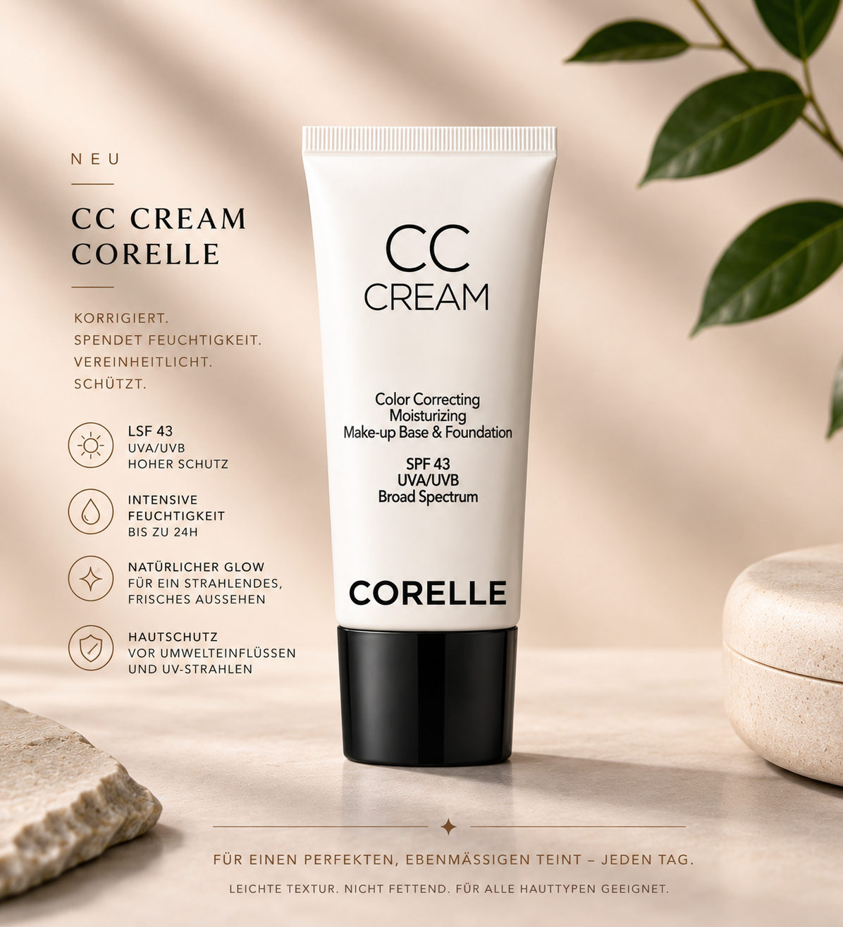 Corelle - CC-Creme zur Anpassung des Hauttons